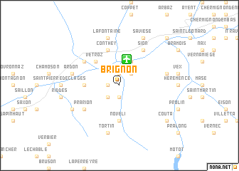 map of Brignon