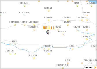 map of Briļļi