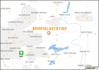 map of Brimfield Station