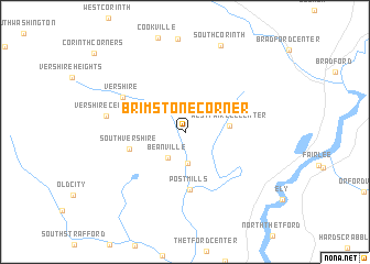 map of Brimstone Corner