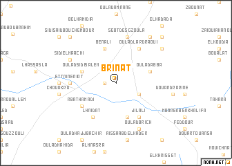 map of Brinat