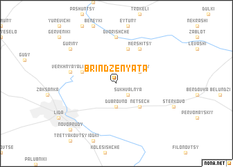 map of Brindzenyata