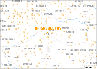 map of Brisas del Tuy