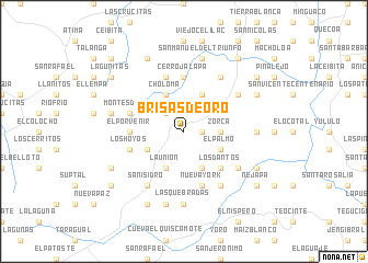 map of Brisas de Oro