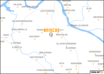 map of Briscoe