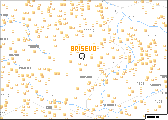 map of Briševo
