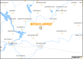 map of Briskil Upper