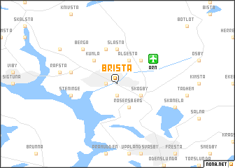 map of Brista