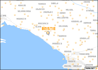 map of Bristie