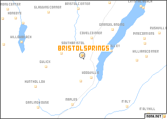 map of Bristol Springs