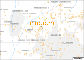 map of Bristol Square