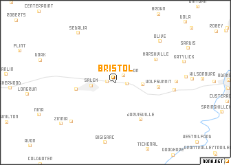 map of Bristol