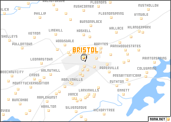 map of Bristol