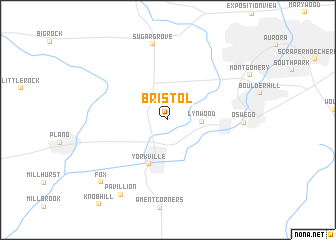 map of Bristol