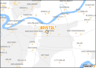 map of Bristol