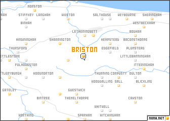 map of Briston