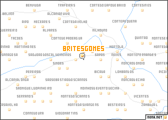 map of Brites Gomes