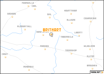 map of Britmart