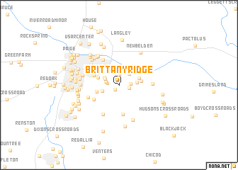 map of Brittany Ridge