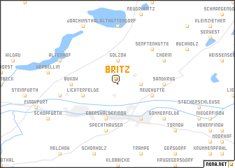 map of Britz