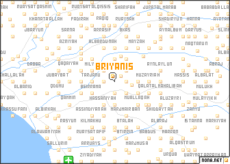 map of Briyānis