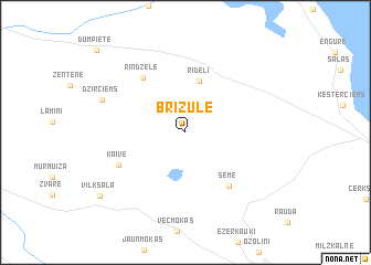map of Brizule