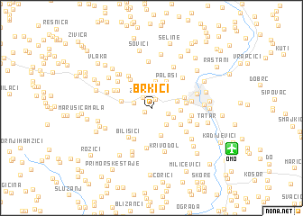 map of Brkići