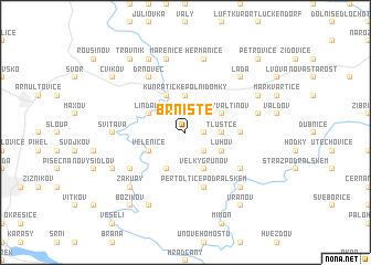 map of Brniště