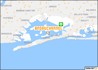 map of Broad Channel
