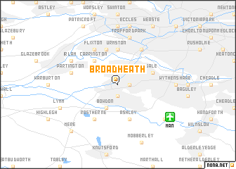map of Broadheath