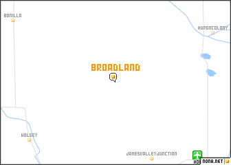 map of Broadland