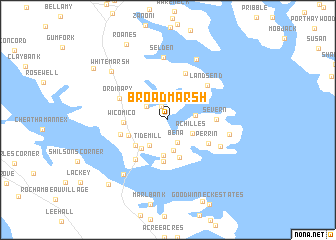 map of Broad Marsh