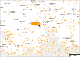 map of Broadmoor