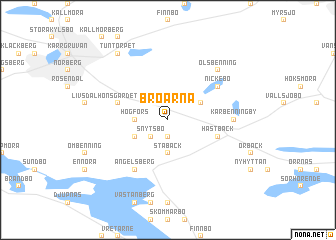 map of Broarna