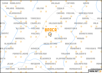 map of Broca