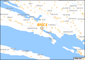 map of Broce