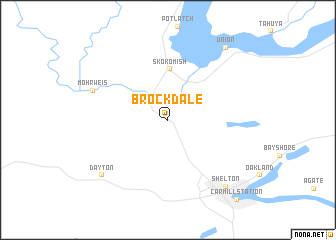 map of Brockdale