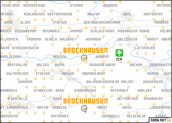 map of Brockhausen