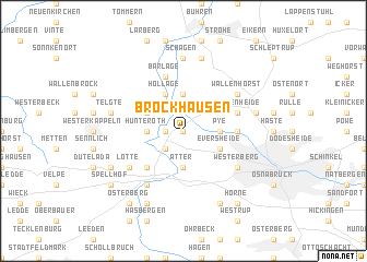 map of Brockhausen