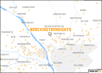 map of Brockington Heights