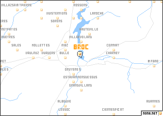 map of Broc