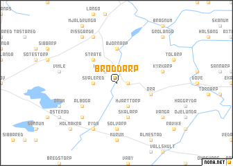 map of Broddarp