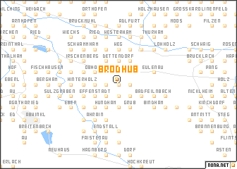 map of Brodhub