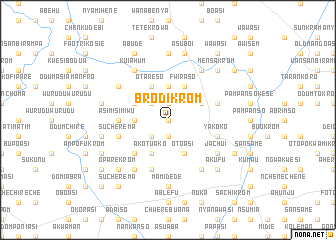 map of Brodikrom