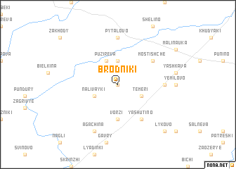 map of Brodniki