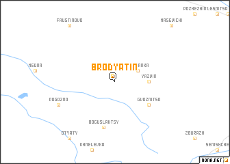 map of Brodyatin