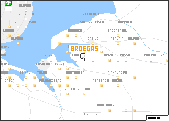 map of Broegas