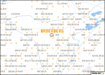 map of Broekberg