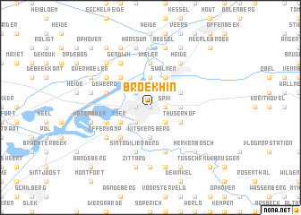 map of Broekhin