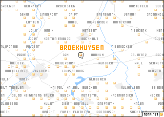 map of Broekhuysen